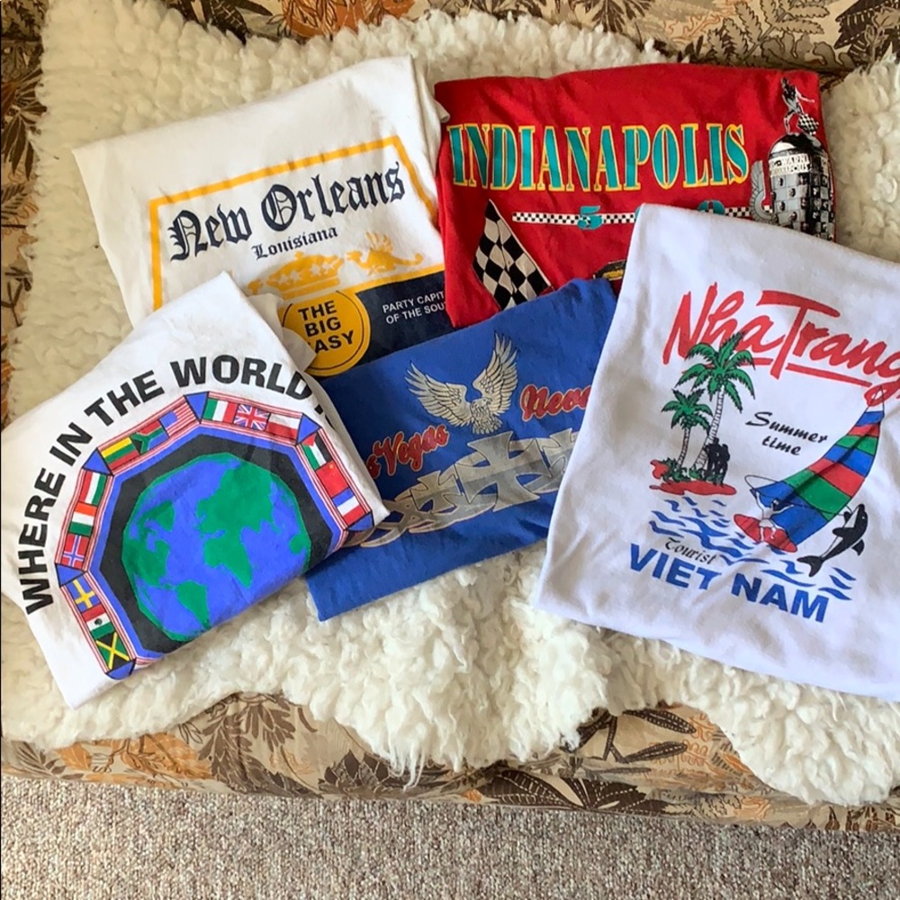 Vintage destination shirts (contact for one)